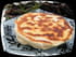 Naans fromage et viande des grisons 