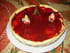 Cheesecake aux sp�culoos et son coulis de framboise