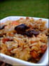 Po�l�e de riz aux foies de volaille