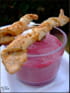 Cr�me de betterave et crackers au parmesan