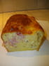 Cake au bacon et au ch�vre