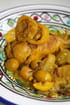 Poulet �pic� aux citrons confits