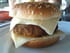 Hamburger au boeuf et au bacon