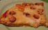 Pizza � la saucisse de Strasbourg