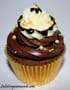 Le cupcake aux trois chocolats