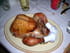 Pintade farcie au pain d �pice