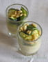 Verrines de courgettes au poivre de Sichuan et cr�me de roquefort