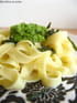 P�tes au pesto de roquette et pointes d asperges 