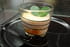 Panna cotta au lait de coco sur coulis de mangues