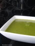 Velout� de petits pois � la menthe