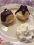 Profiteroles chocolat-vanille