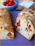 Cake aux tomates cerises, noix et gorgonzola