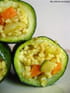 Cannellonis de courgettes � la semoule et � la carotte