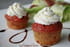 Cupcake betterave, pomme, fenouil et mousse de ch�vre 