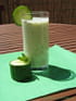 Soupe froide au concombre et � la menthe