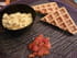 Gaufres lardons et son oeuf brouil�