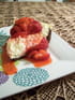 Cheesecake de ricotta aux fraises