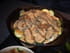 Gratin de gourgettes � la viande et  mozzarella