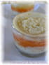 Verrine de parmentier de lieu au curry
