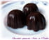 Chocolats ganache noire � l �rable