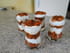 Verrines ch�vre et tomates au basilic
