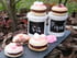 Macarons chocolat et Tagada pink 