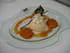 Parfait semi-glac� au grand-marnier et orange confite