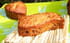 Moelleux banane, pandan et framboises