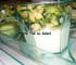 Panna cotta � la feta, topping courgette-pignon 