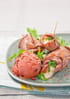 Saltimbocca de canard et sorbet quetsche Carte d Or�
