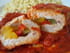 Roul� de dinde aux poivrons