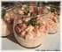 Verrine de crevettes pamplemousse cocktail