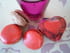 Macarons framboise/rose et macarons chocolat