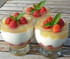 Verrine pommes fraises