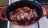 Mignon de porc roul� au jambon fum�
