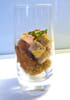 Foie gras sur chutney poires-cranberries pain d epice
