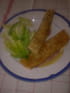 Cr�pes roul�es au jambon