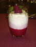 Verrine de framboises, citron vert et mascarpone 