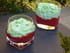 Verrines gourmandes fraise-pistache 