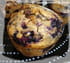 Muffins aux myrtilles et au sucre Muscovado