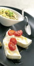 Terrine de Reblochon, tomates caram�lis�es, tapenade d olives vertes et noisettes