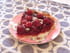 Tarte aux cerises et � la framboise