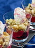 Verrine de crumble aux fruits rouges 