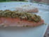 Saumon en cro�te de pesto
