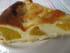 Flan l�ger aux p�ches