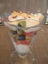 Verrine fruit�e au yaourt