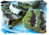 Marbr� tricolore chocolat-pistache-citron