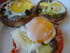 Tomate et champignon farcis aux oeufs