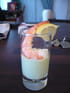 Verrine cr�me d avocat-crevette