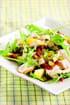 Salade poulet mangue